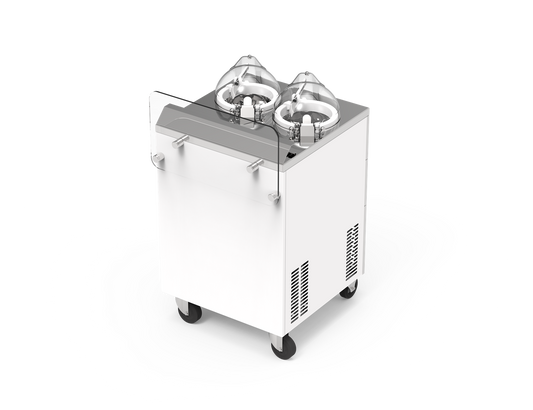 Commercial Gelato Ice Cream Maker, EC2 H, Two Pots - Top Churn