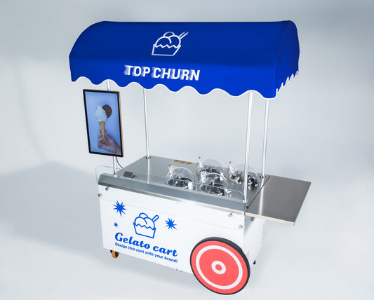 Mobile Cart Gelato Machines