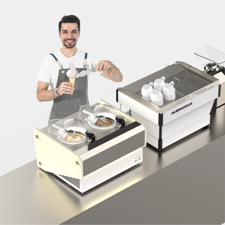 Commercial Gelato Ice Cream Maker, Top Churn V2 Milano