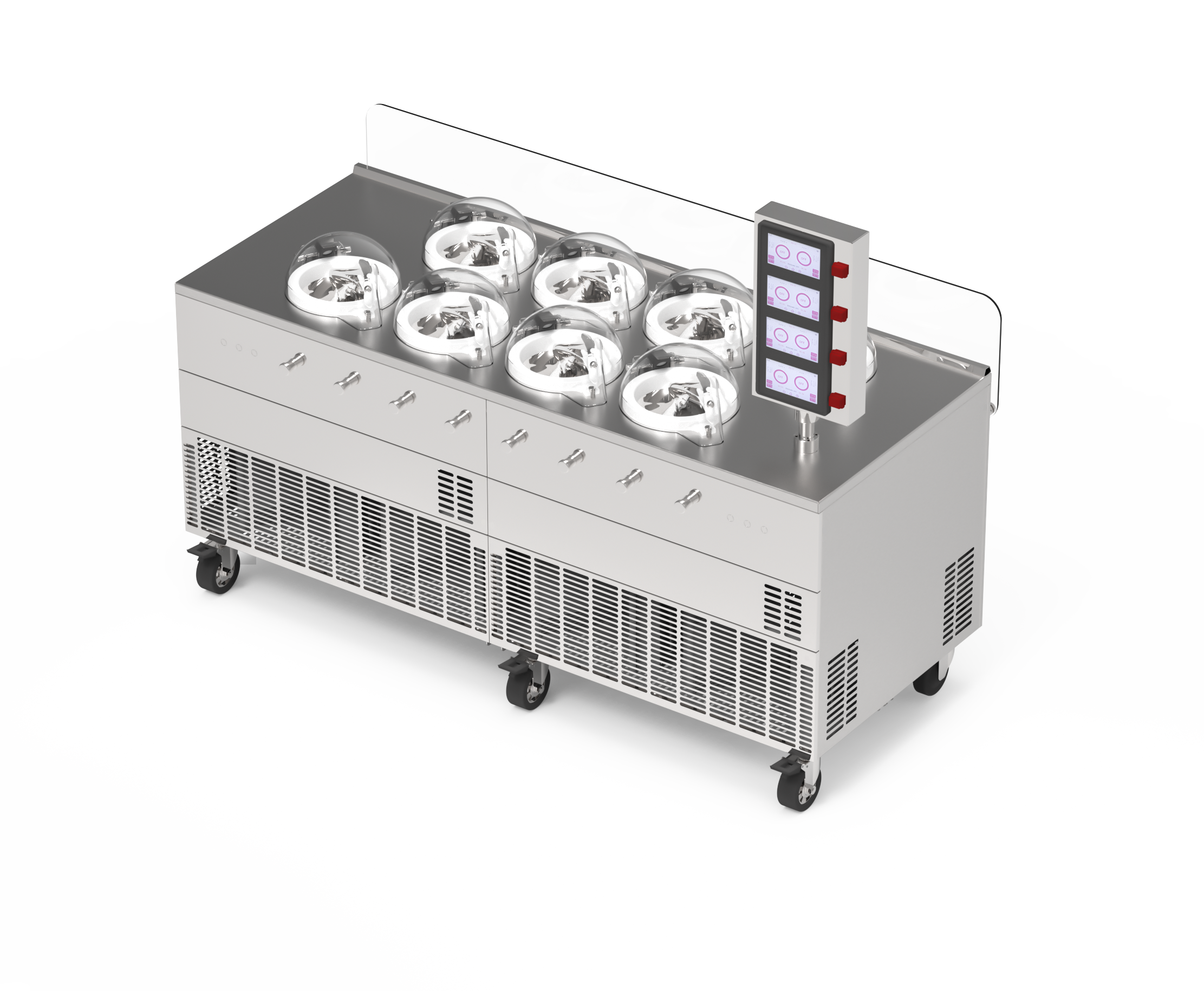 industrial ice cream churner